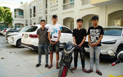 Bốn thiếu niên liên tiếp gây 4 vụ cướp trong đêm ở Đà Nẵng