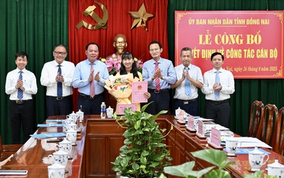 Bà Đinh Thị Dạ Thảo phụ trách, điều hành Văn phòng UBND tỉnh Đồng Nai