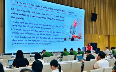 Hội Luật gia Hải Phòng và Sở Tư pháp tập huấn kỹ năng tuyên truyền pháp luật tới người dân