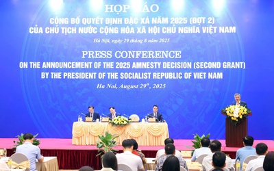 13.920 phạm nhân được Chủ tịch nước đặc xá dịp lễ 80 năm Quốc khánh 2/9