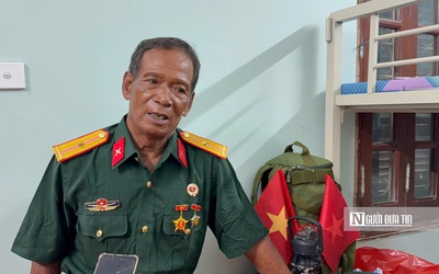 Cựu chiến binh vượt gần 1.000 km ra Hà Nội dịp 2/9: "Tôi rất xúc động"