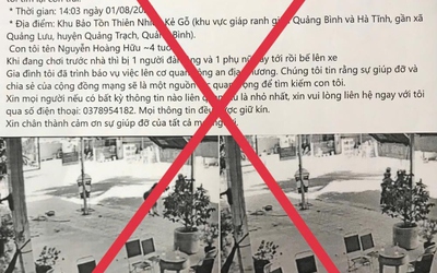 Cảnh giác thủ đoạn tung tin giả bắt cóc trẻ em để kêu gọi ủng hộ từ thiện