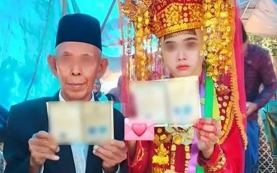 Cô gái 27 tuổi cưới ông lão 73 tuổi, ngỡ ngàng với hoàn cảnh chú rể