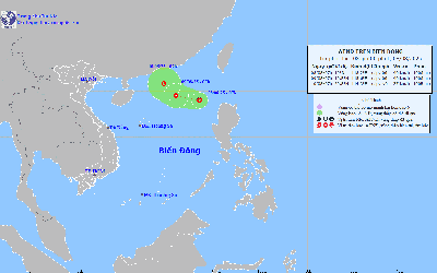 Biển Đông xuất hiện áp thấp nhiệt đới mạnh cấp 6, thêm bão Podul đang tiến gần Philippines
