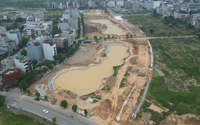 Hà Nội: "Lá phổi xanh" hơn 113 tỷ đồng sắp hoàn thiện phục vụ nhân dân