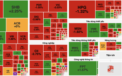 VN-Index hụt mốc 1.700 điểm, đảo chiều giảm trong phiên 16/9
