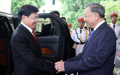 Thành tựu 80 năm của Việt Nam cũng là thành tựu chung của quan hệ Việt - Lào