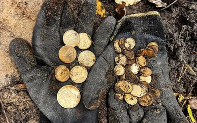 Vào rừng, 3 người đàn ông đào được "kho báu" chứa đầy vàng