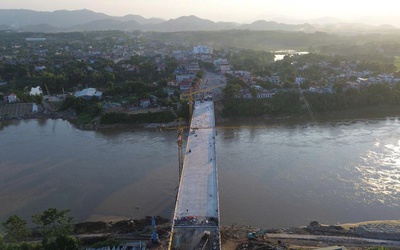 Cầu Phong Châu hoàn thiện những hạng mục cuối, chuẩn bị khánh thành