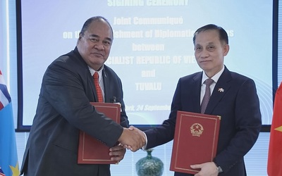 Việt Nam thiết lập quan hệ với Tuvalu, khép kín bản đồ ngoại giao toàn cầu