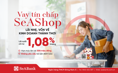 SeABank ra mắt gói vay tín chấp SeAShop: Giải pháp vốn cho hộ kinh doanh