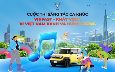 Chung kết cuộc thi sáng tác ca khúc VinFast: Hàng trăm tác phẩm tranh tài, chờ công bố giải thưởng lớn