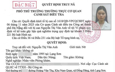 Truy nã đặc biệt nữ kế toán Nguyễn Thị Vân Anh