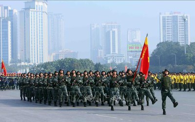 Lễ xuất quân, diễn tập phương án bảo đảm an ninh, trật tự Đại hội XIV của Đảng