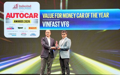 VinFast VF 6 nhận giải “mẫu xe đáng tiền nhất năm” tại Autocar India Awards 2026