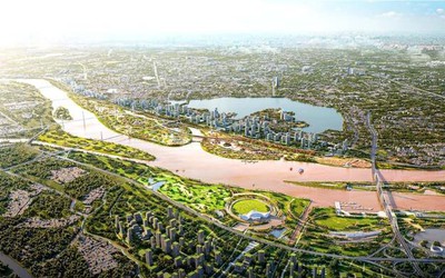 Trục Đại lộ cảnh quan sông Hồng - Siêu đường băng cho bất động sản phía Đông Thủ đô cất cánh