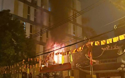 Điều tra vụ nhà nghỉ 8 tầng cháy nghi do bị phóng hỏa, tạm giữ 1 đối tượng