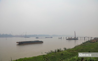 Toàn cảnh thi công cầu Vân Phúc hơn 3.000 tỷ vượt sông Hồng