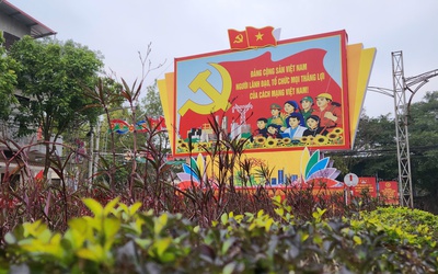 Khí thế Đại hội XIV lan tỏa, Lạng Sơn rực rỡ cờ hoa