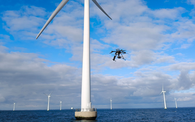 Kiểm tra “sức khỏe” turbine điện gió ngoài khơi theo cách không ngờ