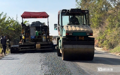 Đường hơn 1.400 tỷ đồng tạo trục kết nối chiến lược cho Lâm Đồng tăng tốc về đích