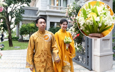 Bó hoa cưới "cực phẩm" của nàng dâu hào môn Phương Nhi