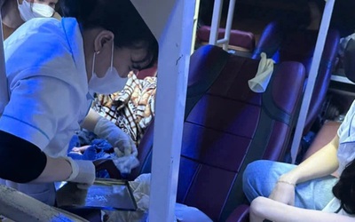 Hy hữu sản phụ mang song thai “vượt cạn” trên xe khách đường dài