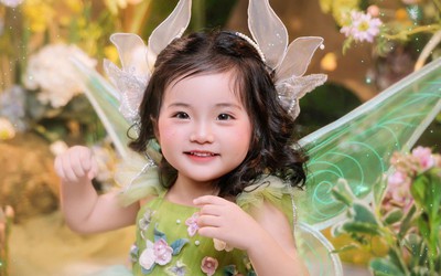 Con gái út nhà Khánh Thi - Phan Hiển "đốn tim" khán giả, vẻ ngoài đáng yêu như thiên thần