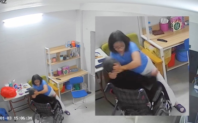 Khởi tố nữ giúp việc bạo hành cụ bà ở Hà Nội