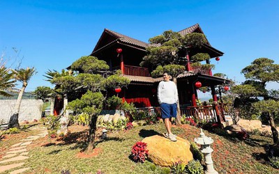 Hé lộ không gian biệt phủ 10.000m2, đẹp như resort ở Lâm Đồng của nam nghệ sĩ đình đám