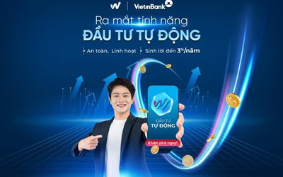Tiền nhàn rỗi tự động sinh lời an toàn cùng tính năng mới trên V-Wealth của VietinBank