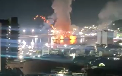 Thủ đô Caracas của Venezuela rung chuyển bởi loạt tiếng nổ