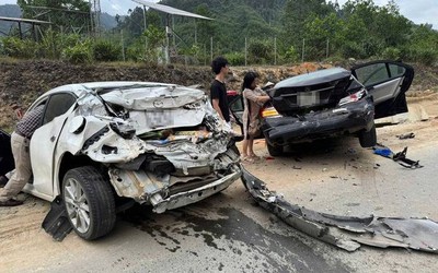 Tai nạn liên hoàn trên cao tốc La Sơn - Hòa Liên, nhiều xe hư hỏng