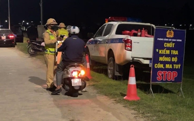 CSGT Công an Hà Tĩnh xử lý 171 trường hợp vi phạm nồng độ cồn trong kỳ nghỉ Tết dương lịch