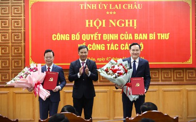 Lai Châu có 2 tân Phó Bí thư Tỉnh ủy