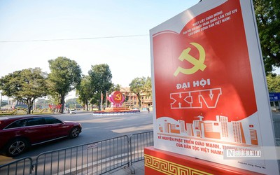 Hà Nội trang hoàng rực rỡ chào đón Đại hội lần thứ XIV của Đảng