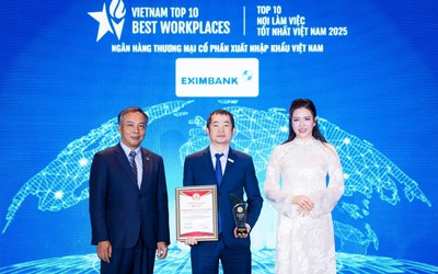 Eximbank được vinh danh 03 hạng mục Top 10 – Top 50 – Top 500 nhà tuyển dụng và môi trường làm việc tốt nhất việt nam năm 2025