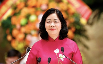 Chủ tịch UBTƯ MTTQ Việt Nam Bùi Thị Minh Hoài gửi điện mừng tới Chủ tịch Chính hiệp toàn quốc Trung Quốc Vương Hộ Ninh