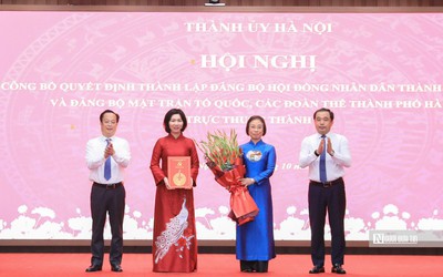 Hà Nội thành lập 2 Đảng bộ trực thuộc Thành ủy