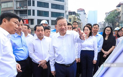 Tổng Bí thư, Chủ tịch nước Tô Lâm kiểm tra một số công trình trọng điểm tại Hà Nội