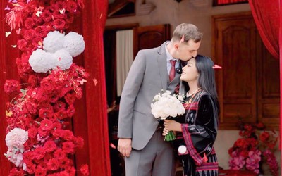 10 con lợn, 10 con gà và 1 cặp dê trong lễ rước dâu của chú rể Bỉ và cô dâu Việt