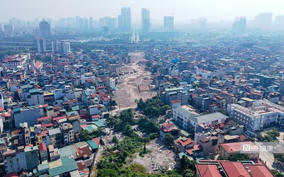 Hà Nội: Đường Tây Thăng Long có mặt bằng sạch nhưng chưa thi công