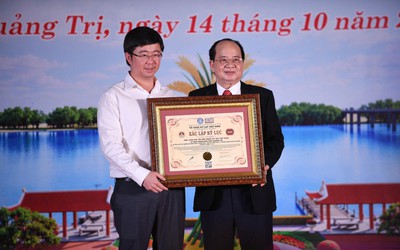 Tôn vinh giá trị kỷ lục Việt Nam Di tích lịch sử quốc gia Bến phà II Long Đại