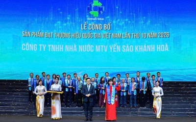 Yến sào Khánh Hòa 5 lần liên tiếp đạt Thương hiệu Quốc gia
