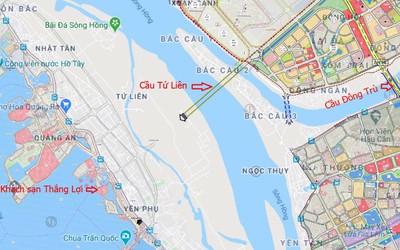 Từ ngày 21/10, Hà Nội cấm xe tải, xe khách trên 16 chỗ đi qua đoạn thi công cầu Tứ Liên