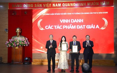 Trao giải cho 47 tác phẩm Cuộc thi chính luận về bảo vệ nền tảng tư tưởng của Đảng