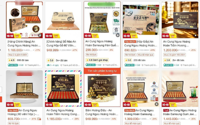 Bộ Y tế yêu cầu Shopee gỡ An cung ngưu hoàng hoàn nếu vi phạm quy định