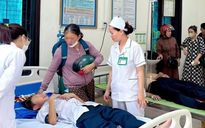 Học sinh ném đá vào tổ ong trong sân trường, 27 em phải nhập viện