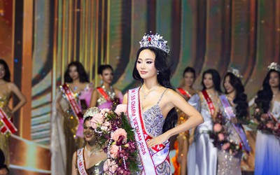Nhan sắc nữ MC song ngữ cao 1,77m vừa đăng quang Miss Charm Vietnam 2026