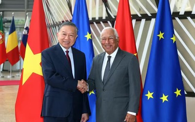Thông cáo báo chí chung về chuyến thăm chính thức EU của Tổng Bí thư, Chủ tịch nước Tô Lâm